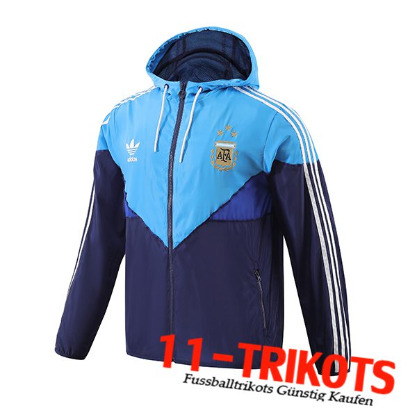 Argentinien Windjacke Blau 2024/2025