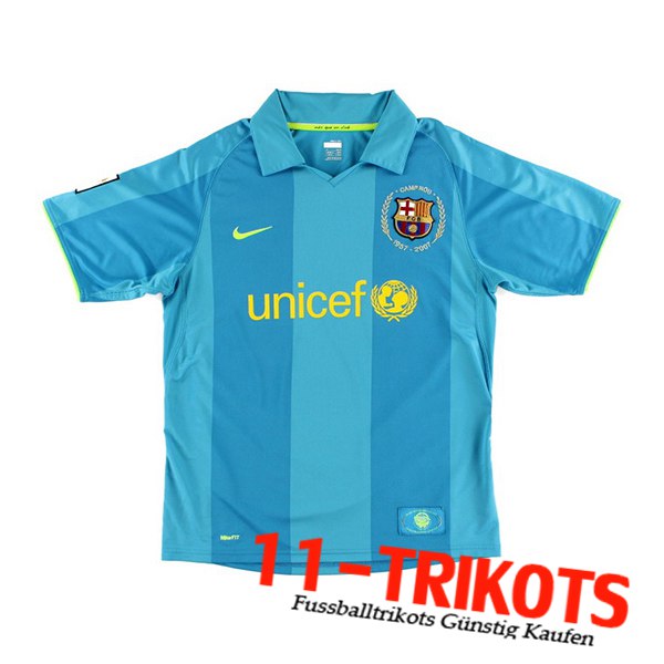 FC Barcelona Retro Kinder Auswärtstrikot 2007/2008