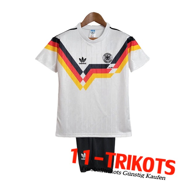 Deutschland Retro Kinder Heimtrikot 1992