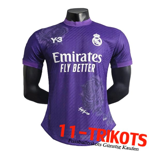 Real Madrid Fussball Trikots Y3 lila Special Edition 2024/2025