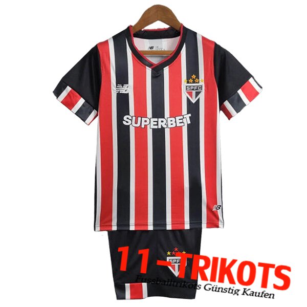 Sao Paulo FC Kinder Auswärtstrikot 2024/2025