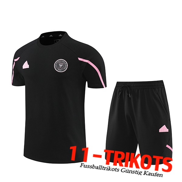 Inter Miami CF Trainingstrikot + Shorts Schwarz/Rosa 2024/2025