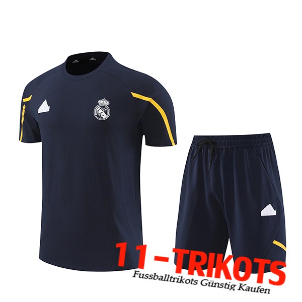 Real Madrid Trainingstrikot + Shorts Schwarz/Gelb 2024/2025