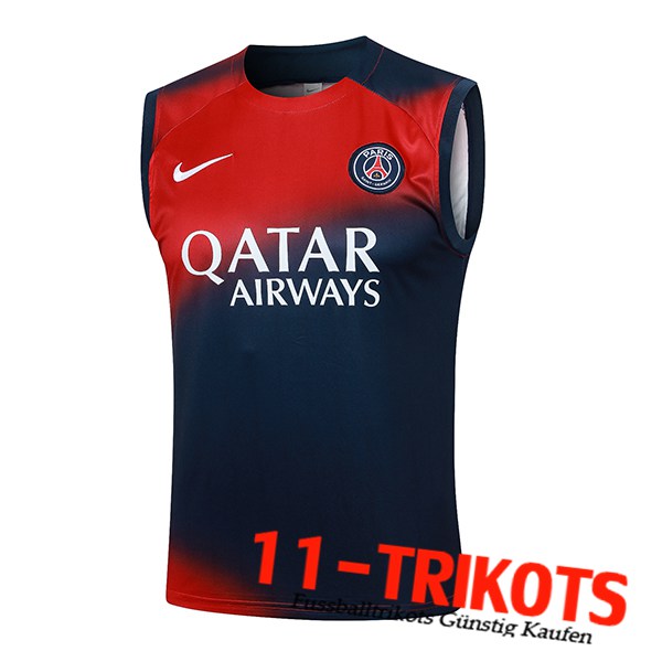 PSG Trainings-Tanktop Rot/Blau 2024/2025