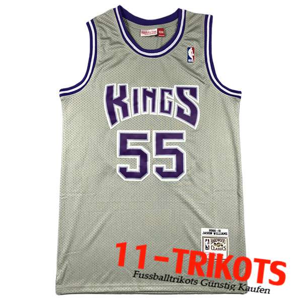 Sacramento Kings Trikot (WILLIAMS #55) 2024/25 Grau/lila