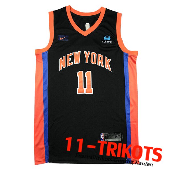 New York Knicks Trikot (BraunSON #11) 2024/25 Schwarz/Orange/Blau