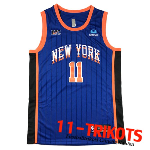 New York Knicks Trikot (BraunSON #11) 2024/25 Blau/Schwarz/Orange