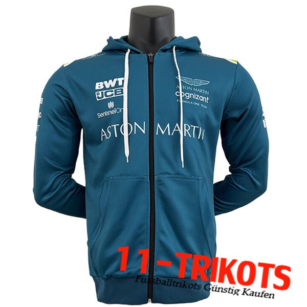 Aston Martin Team Trainingsjacke Mit Kapuze F1 Grün 2024