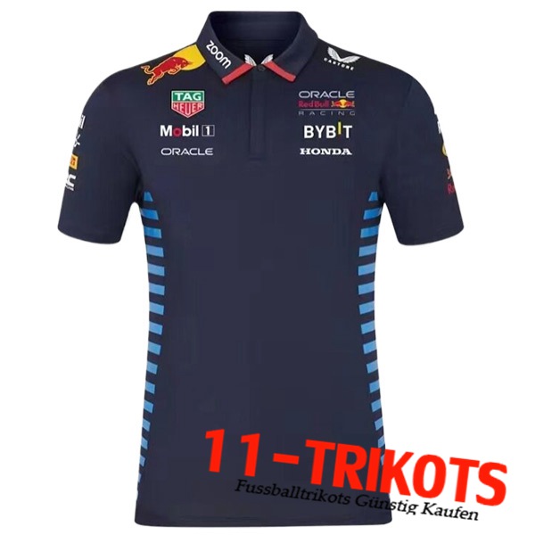 RedBull Racing Team Polo F1 Dunkelblau 2024