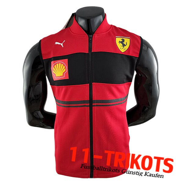 Scuderia Ferrari Team Trainingsjacke F1 Rot/Schwarz 2024
