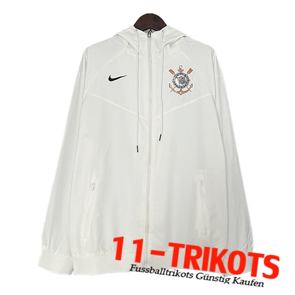 Corinthians Windjacke Weiß 2024/2025