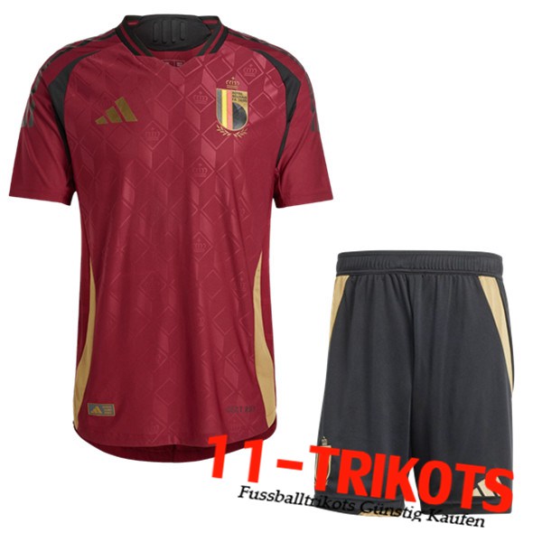 Belgien Heimtrikot + Shorts UEFA Euro 2024