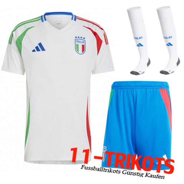 Italien Auswärtstrikot (Shorts + Socken) UEFA Euro 2024