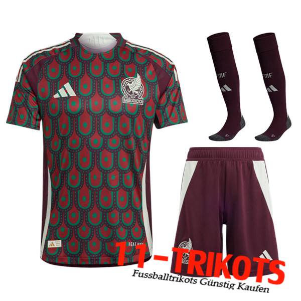 Mexiko Heimtrikot (Shorts + Socken) 2024/2025