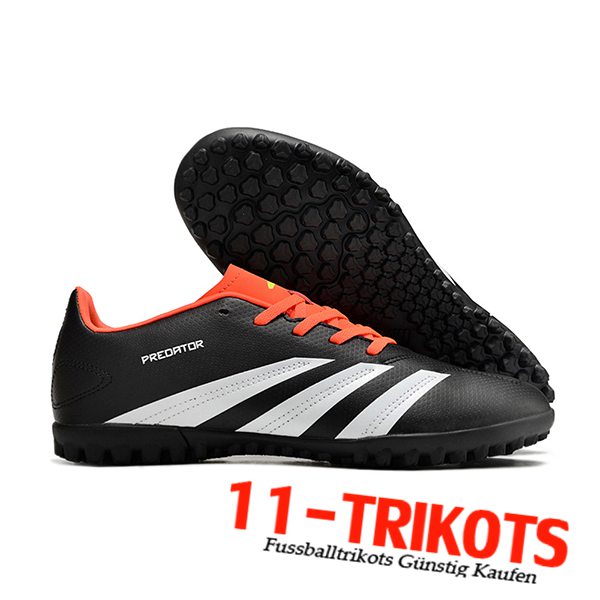 Adidas Fussballschuhe Predator Club TF Schwarz/Weiß/Orange