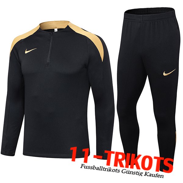 Nike Trainingsanzug Schwarz/Gelb 2024/2025