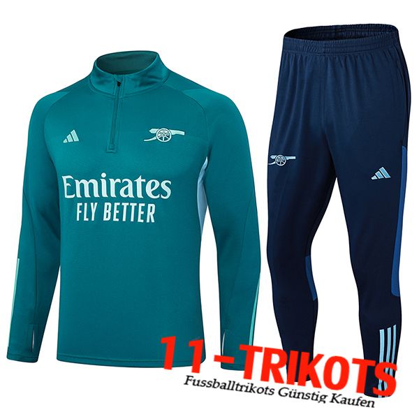 Arsenal Trainingsanzug Grün/Blau 2024/2025