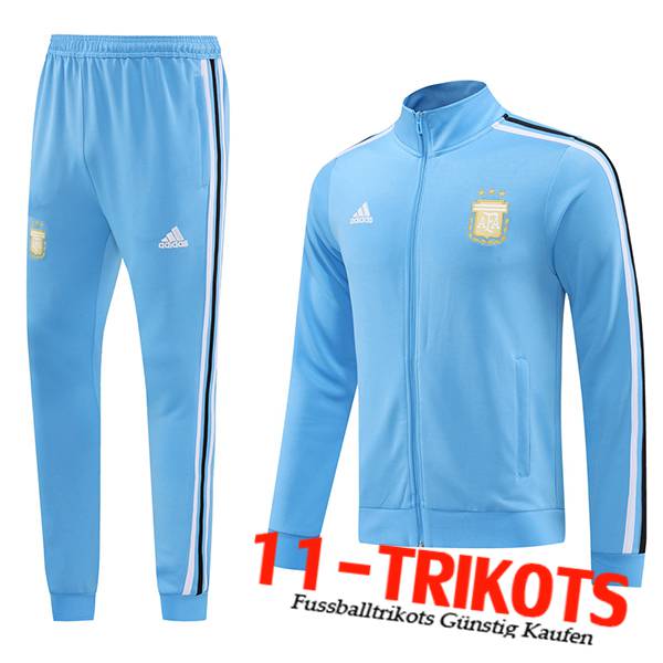 Argentinien Trainingsanzug Trainingsjacke Hellblau 2024/2025