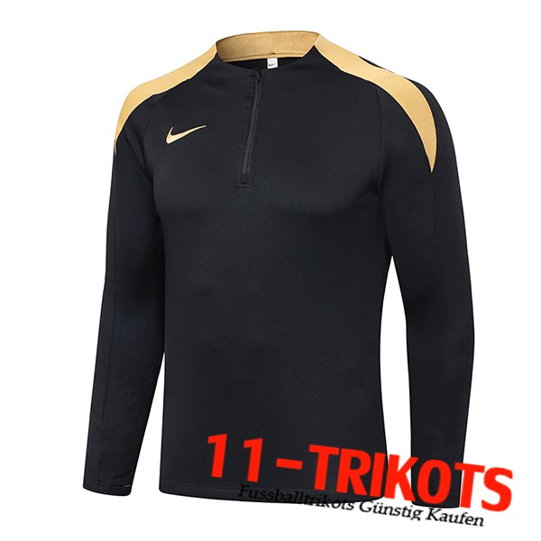 Nike Training Sweatshirt Schwarz/Gelb 2024/2025