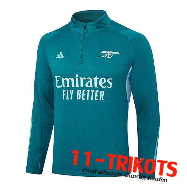 Arsenal Training Sweatshirt Grün/Blau 2024/2025 -02