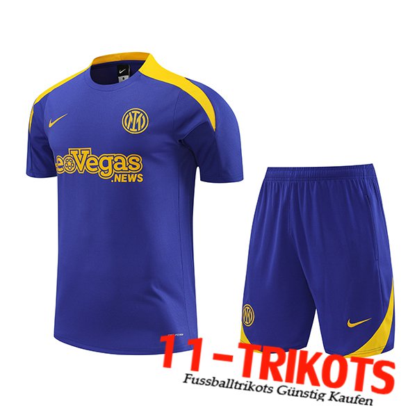 Inter Milan Trainingstrikot + Shorts lila/Gelb 2024/2025