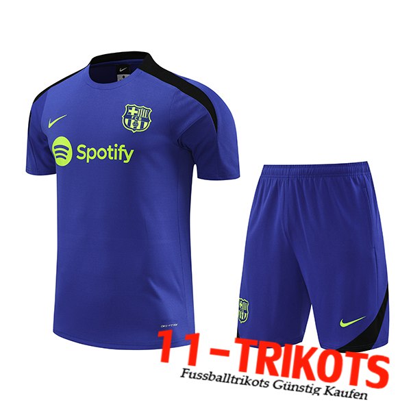 FC Barcelona Trainingstrikot + Shorts lila/Grün 2024/2025