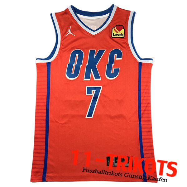 Oklahoma City Thunder Trikot (HOLMGREN #7) 2024/25 Orange/Blau