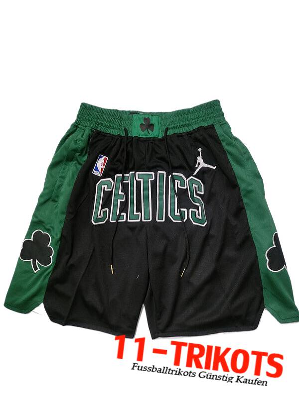 Boston Celtics Shorts NBA 2024/25 Dunkelblau Schwarz/Grün