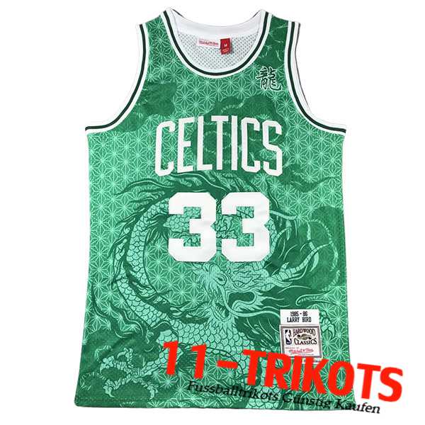 Boston Celtics Trikot (BIRD #33) 2024/25 Blau/Rot