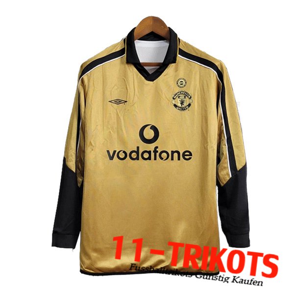Manchester United Retro Third Trikot Langarms 2001/2002
