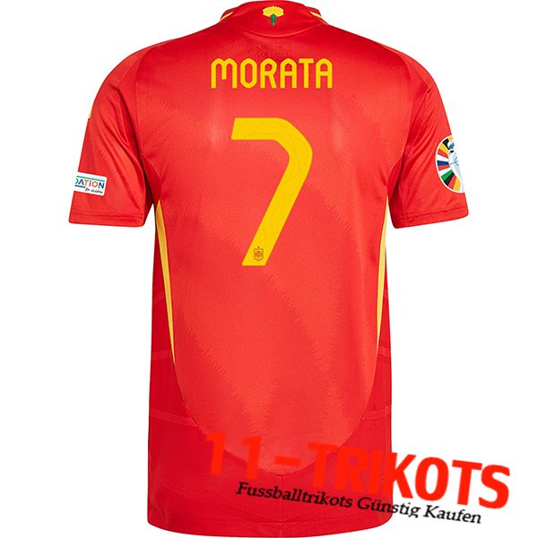 Spanien (MORATA #7) 2024/2025 Heimtrikot