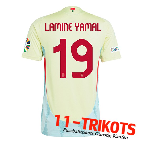 Spanien (LAMINE YAMAL #19) 2024/2025 Auswärtstrikot