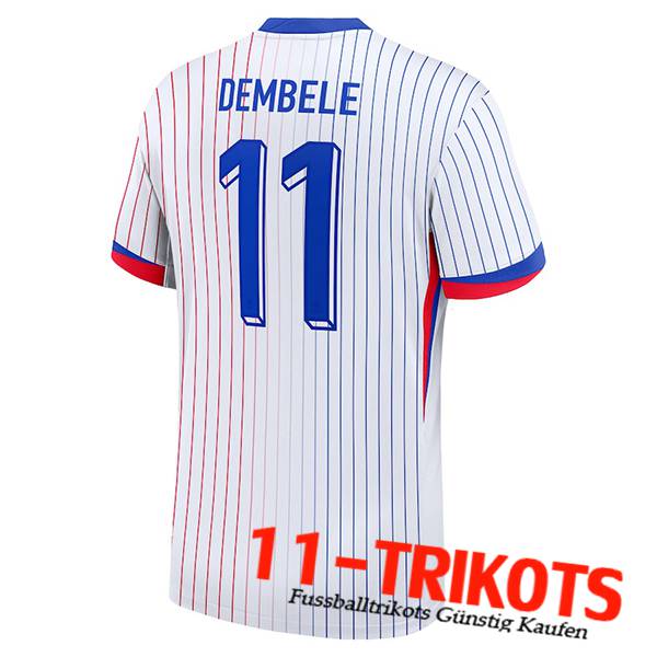 Frankreich (DEMBELE #11) 2024/2025 Auswärtstrikot