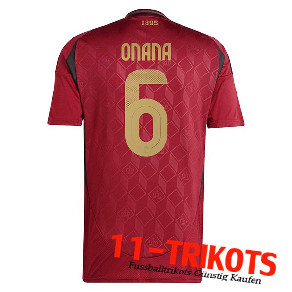 Belgien (ONANA #6) 2024/2025 Heimtrikot