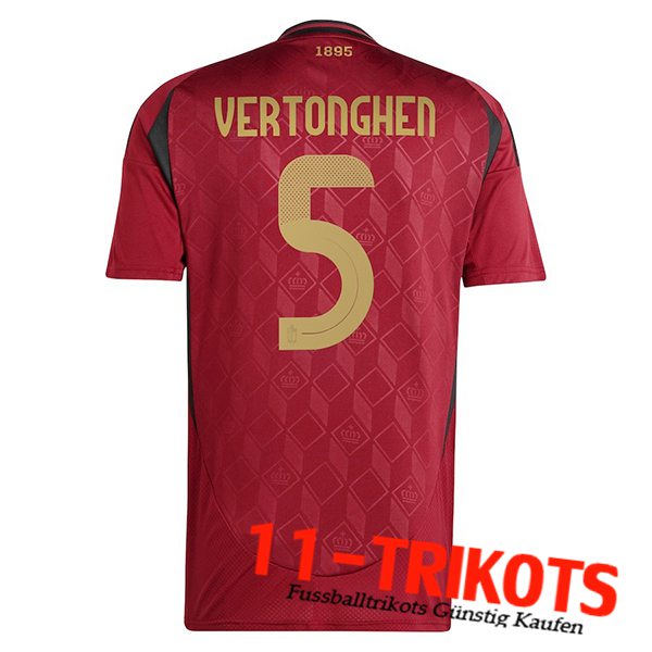 Belgien (GrünONGHEN #5) 2024/2025 Heimtrikot