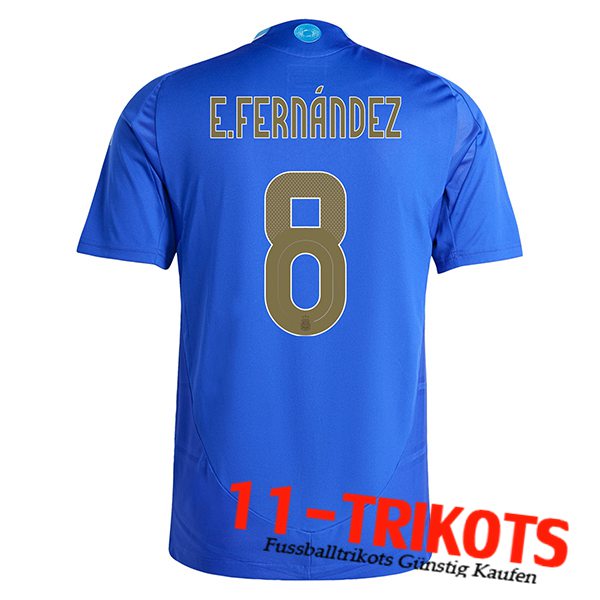 Argentinien (E.FERNANDEZ #8) 2024/2025 Auswärtstrikot