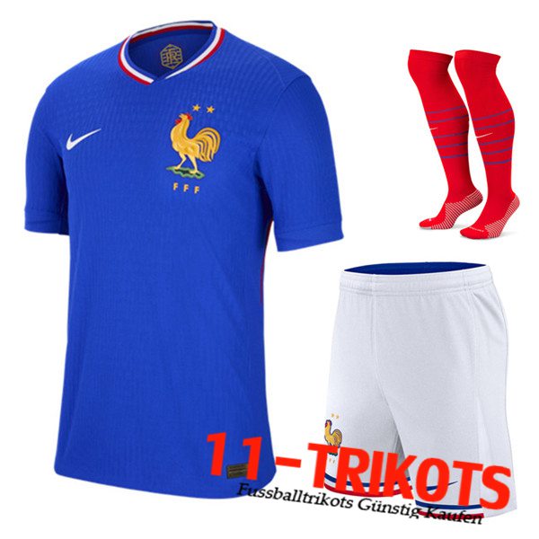 Frankreich Heimtrikot (Shorts + Socken) UEFA Euro 2024