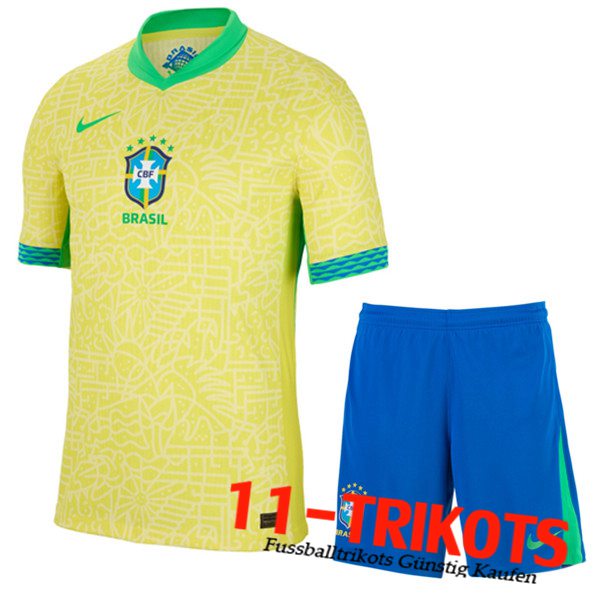 Brasilien Heimtrikot + Shorts 2024/2025