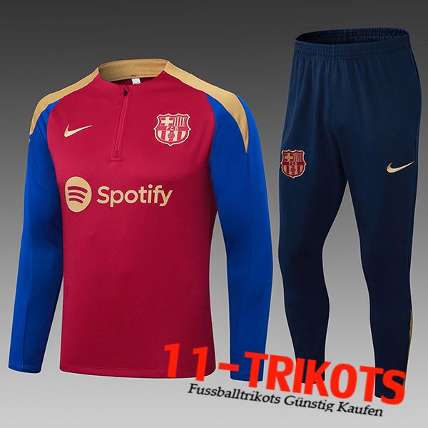 FC Barcelona Trainingsanzug Kinder Rot/Blau/Gelb 2024/2025