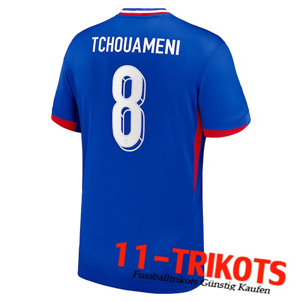 Frankreich (TCHOUAMENI #8) UEFA Euro 2024 Heimtrikot