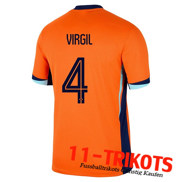 Niederlande (VIRGIL #4) UEFA Euro 2024 Heimtrikot
