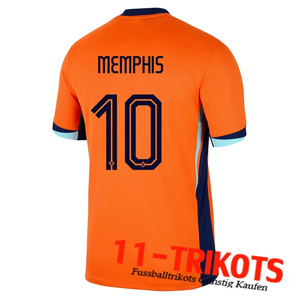 Niederlande (MEMPHIS #10) UEFA Euro 2024 Heimtrikot