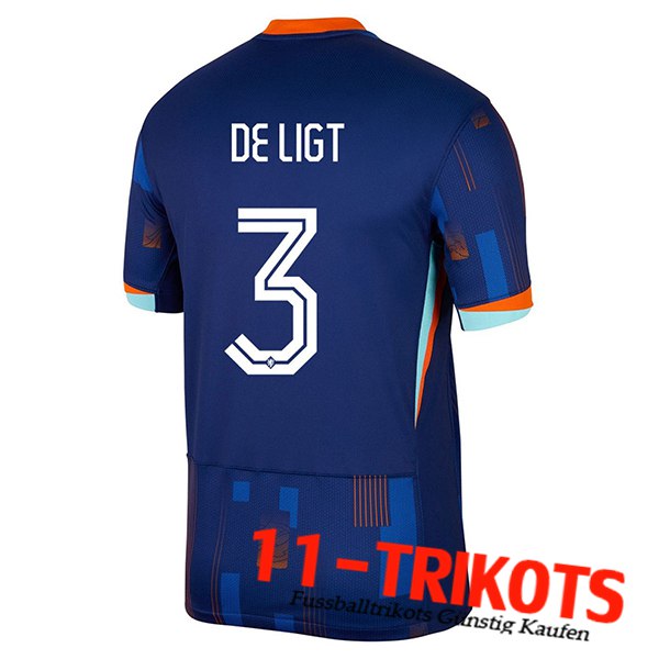 Niederlande (DE LIGT #3) UEFA Euro 2024 Auswärtstrikot
