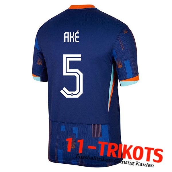 Niederlande (AKE #5) UEFA Euro 2024 Auswärtstrikot