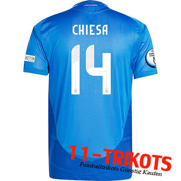 Italien (CHIESA #14) UEFA Euro 2024 Heimtrikot