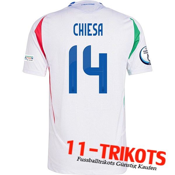 Italien (CHIESA #14) UEFA Euro 2024 Auswärtstrikot