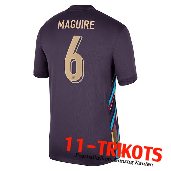 Britannien (MAGUIRE #6) UEFA Euro 2024 Auswärtstrikot