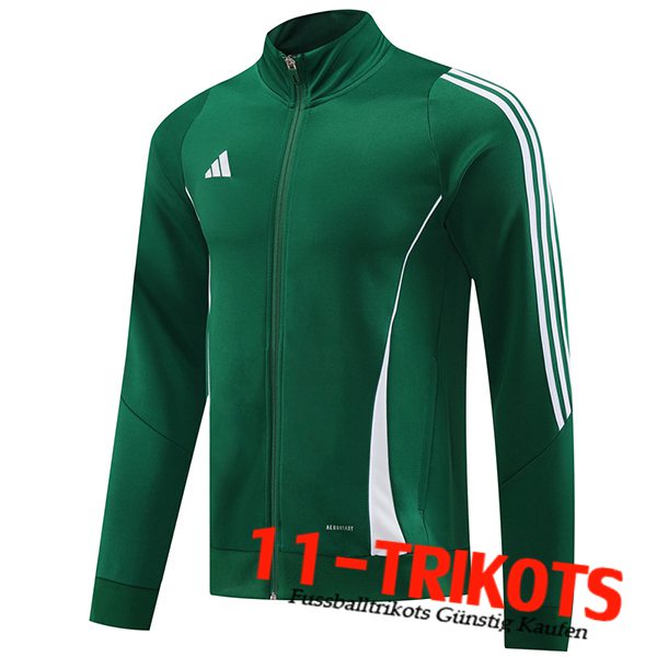 Trainingsjacke Adidas Grün/Weiß 2024/2025