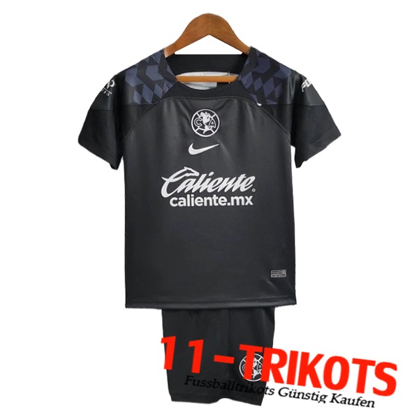 Club America Fussball Trikots Kinder Schwarz 2023/2024