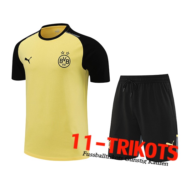Dortmund Trainingstrikot + Shorts Gelb/Schwarz 2024/2025